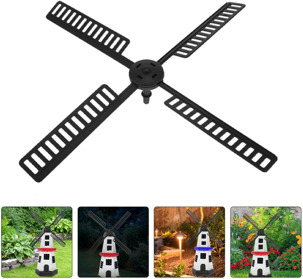 Ciieeo 20pcs Plastic Windmill Blades for Outdoor Use Garden Decoration Stable and Fading-Resistant Windmill Parts for Yards and Patios