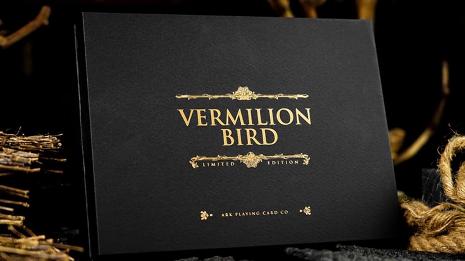 Murphy's Magic Supplies, Inc. Vermilion Bird Black Gold Box Set by Ark Playing Cards