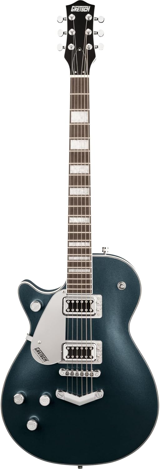 Gretsch G5220LH Electromatic Jet BT Single-Cut Electric Guitar with V-Stoptail, Laurel Fingerboard (Left-Handed, Jade Grey Metallic)