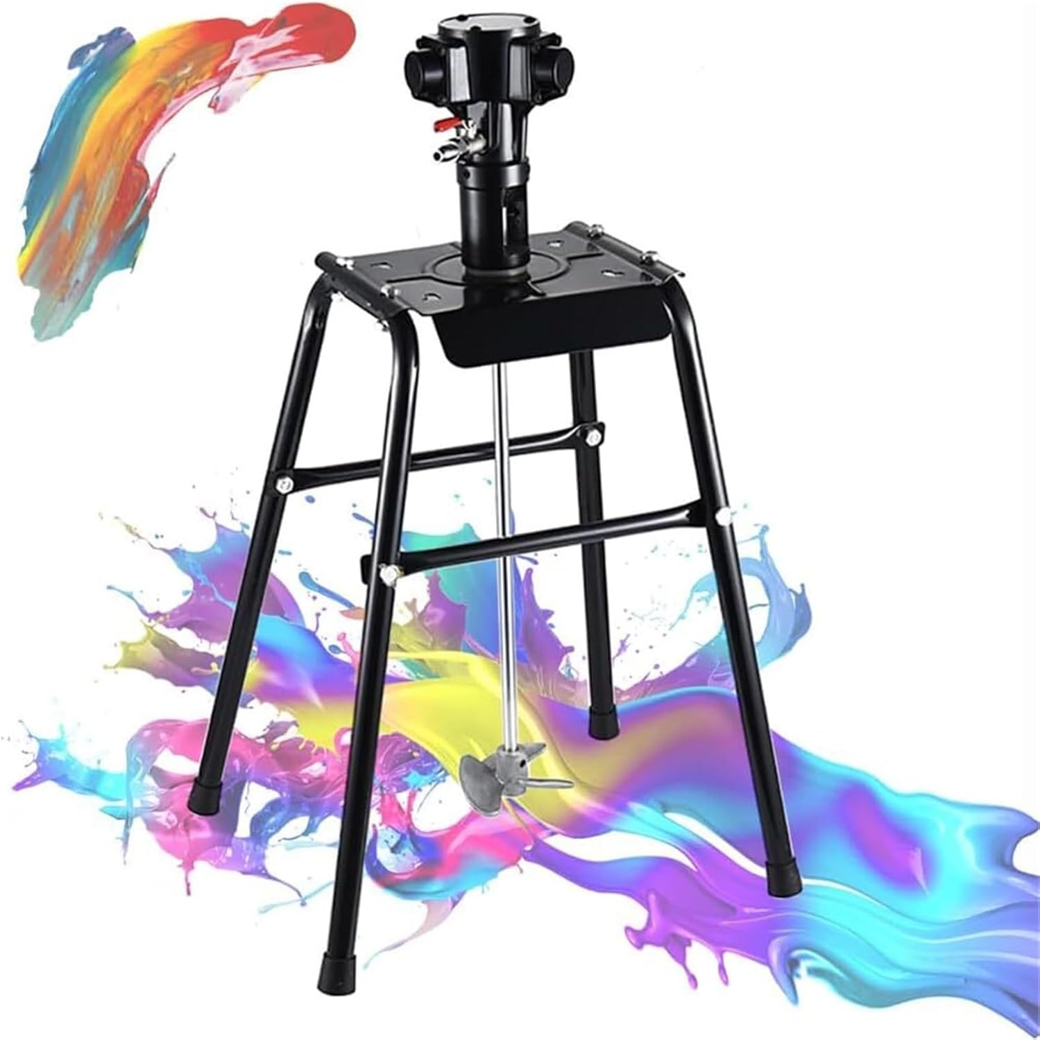 Power Air Agitator Blender Stirrer,Pneumatic Paint Mixer Machine,5 Gallon/20L Pneumatic Paint Mixer Machine,Desktop Vertical Air Agitator(