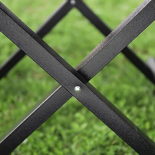 Portable Folding Grill Table - Outdoor BBQ Cooking Station for Picnic, Camping, Beach & Hiking - Easy Setup, Durable Design, Lightweight & Compact