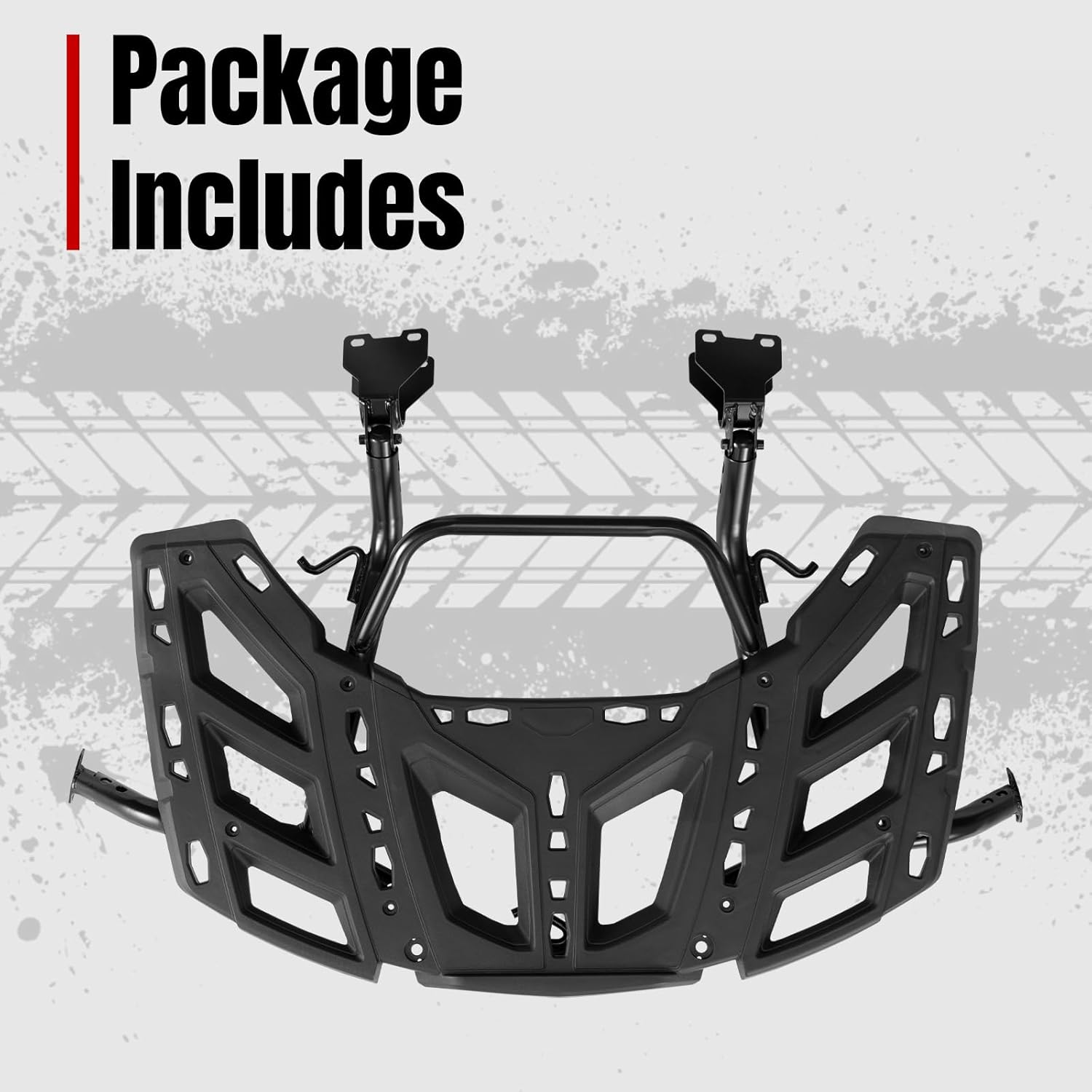 A & UTV PRO Pivoting Rear Rack Kit,Spare Tire Cargo Luggage Rear Rack for 2017-2024 2025 Can Am Maverick X3 MAX Accessories, Replace OEM # 715002881, 715003439