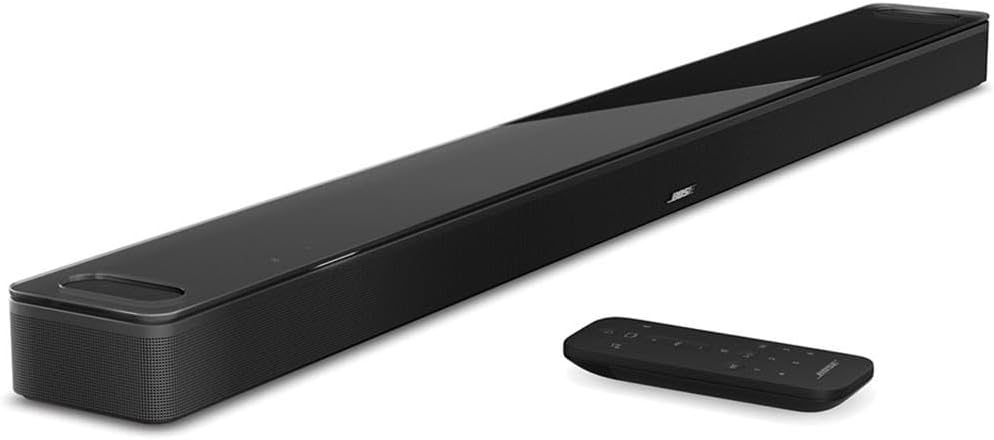 Bose Smart Ultra Dolby Atmos Soundbar Speaker, Black, Bundle Bass Module 700, Sound Bar for Home Audio Speaker TV Wireless, Bluetooth, WiFi, Alexa, Google, Voice Control + H&A HDMI C