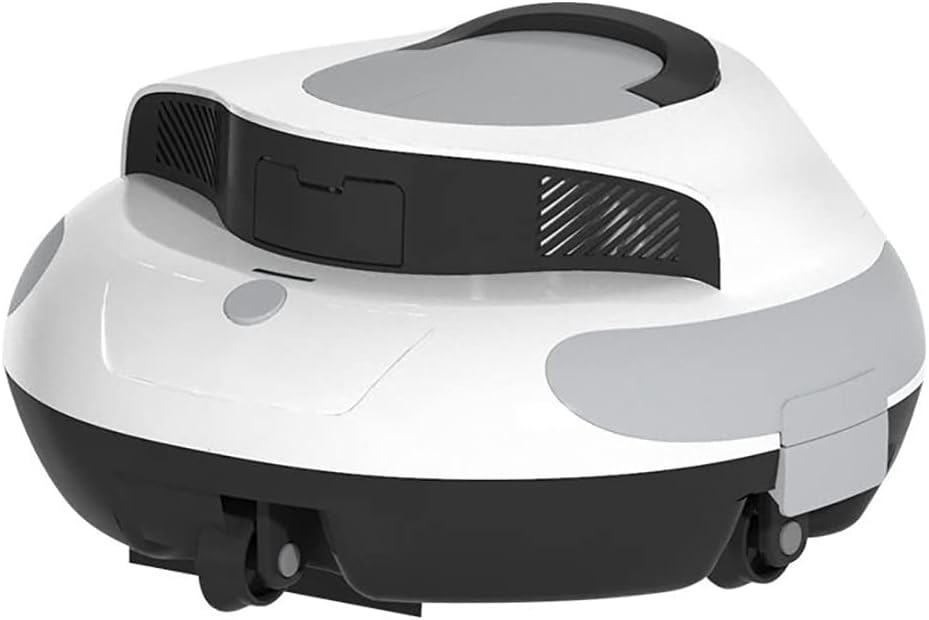 Automatic Robotic Pool Cleaner, Cordless Swimming Pool Vacuum Cleaner Lasts 100 Mins, 5000mAh Rechargeable Battery, Self-Parking, up to 1000 sq.ft, for Above/In-Ground Flat Pools