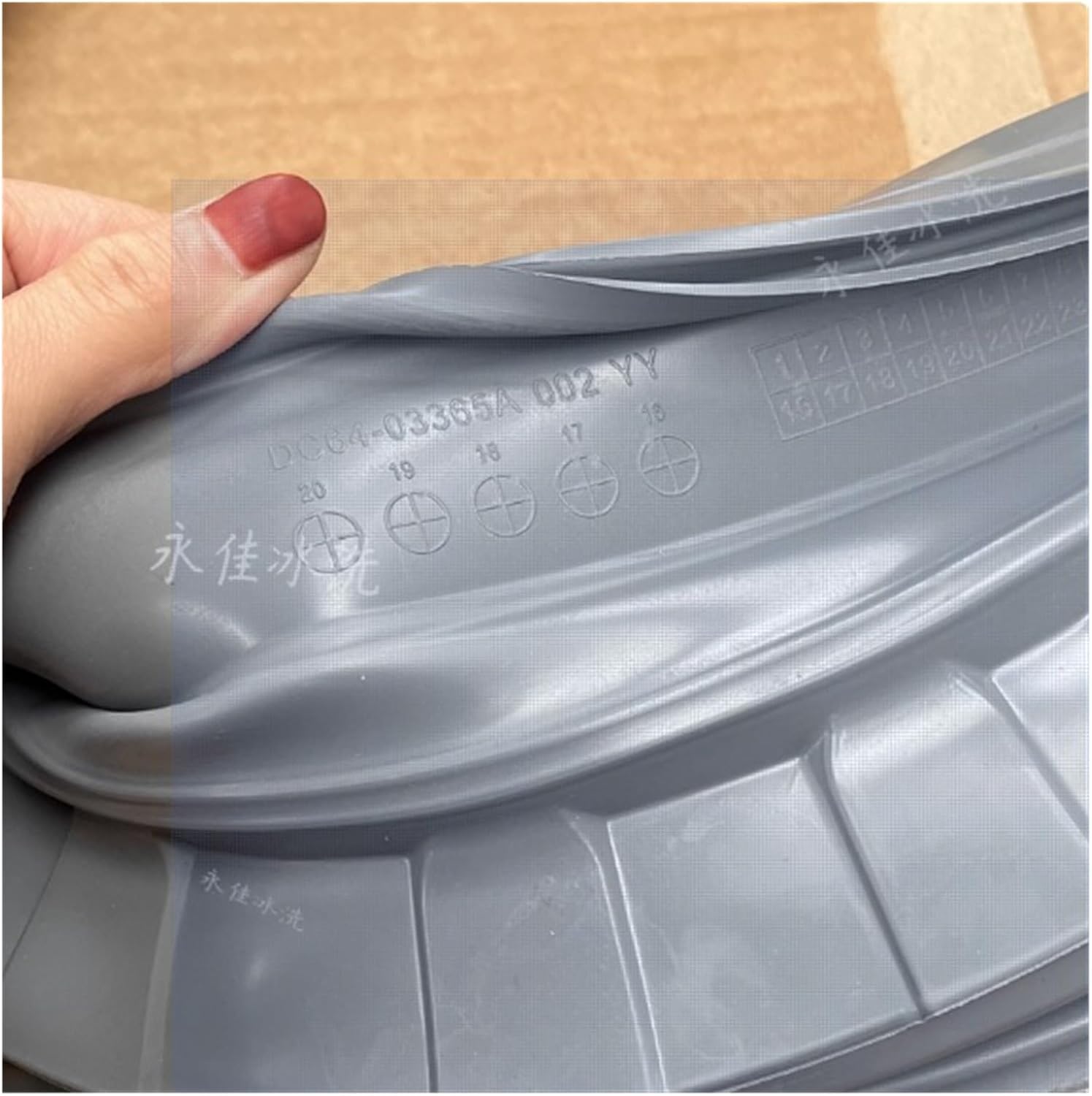 Drum Washing Machine DC64-01664A DC64-03235A DC64-01602A DC64-03690A DC64-01827A Waterproof Rubber Sealing Ring Manhole Cover，Compatible For Samsung,washing Machine Parts(DC64-03723A)