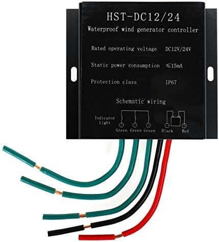 14000W Waterproof Wind Turbine Charge Controller, 12V/24V/48V MPPT Wind Turbine Controller Wind Power Regulator Suitable for Wind/Solar Panels,48v