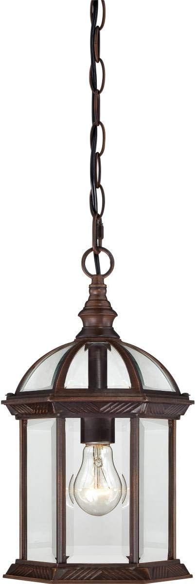 Nuvo Lighting 60/4978 Traditional One Light Hanging Lantern from Boxwood collection in Bronze/Dark finish