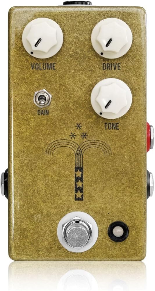 JHS Pedals Morning Glory V4 Overdrive Guitar Effects Pedal, Gold