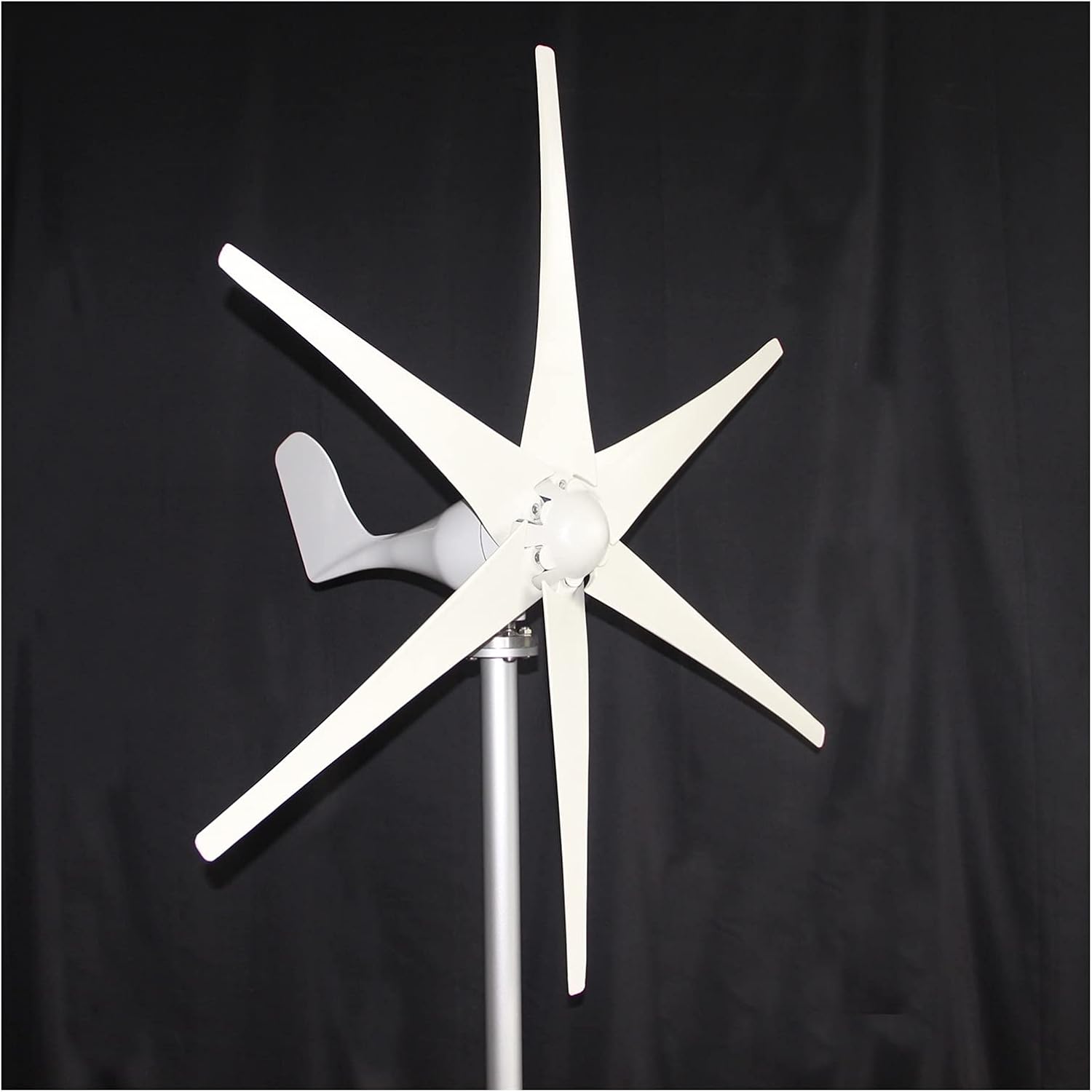 Wind Generator, Small Wind Turbine Generator Fit for Home lights Windmill 800W With Wind Controller Gift All Sets,for Home, Farm, RVs, Boats(Hybrid Controller,6 BLADES 800W_24)