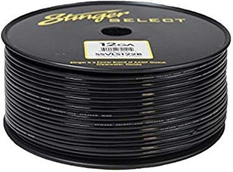 Stinger SSVLS122B 12Ga Black Speaker Wire 250ft