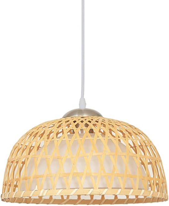 Modern Minimalist Style Rattan Chandelier,Creative Hollow Design Bamboo Pendant Lamp,Rattan Lampshade,Tea Room Corridor Decoration Hanging Light,Ceiling Lighting Fixture