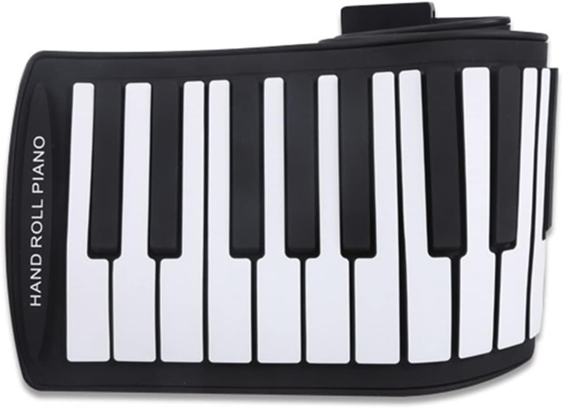 FLFL Electronic Folding Piano 61 Keys Flexible Piano USB MIDI Electronic Keyboard Hand Roll Piano Keyboard Electronic Organ