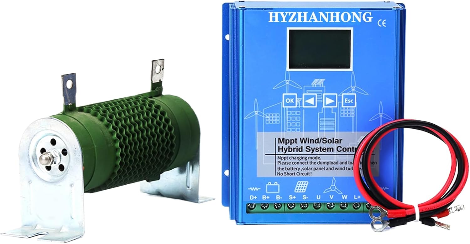 16000W Wind Solar Hybrid MPPT Charge Controller+ Solar Controller Wind Solar 12V 24V Auto Regulator Home Use Wind Generator,220v