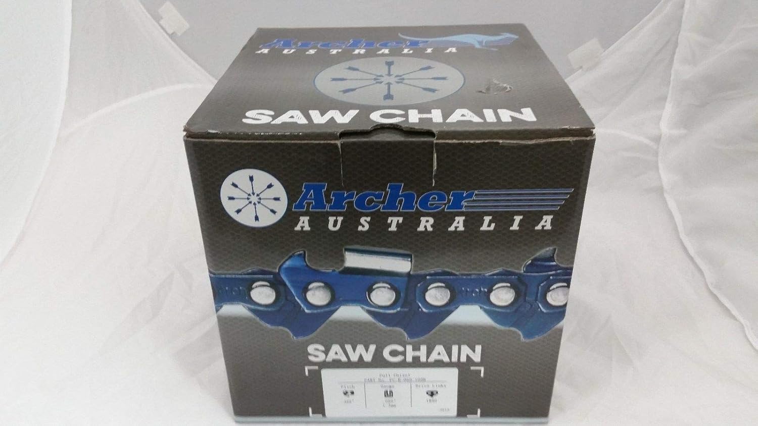 Archer Chainsaw Chain 100ft Roll .325 .050 Chisel Chain