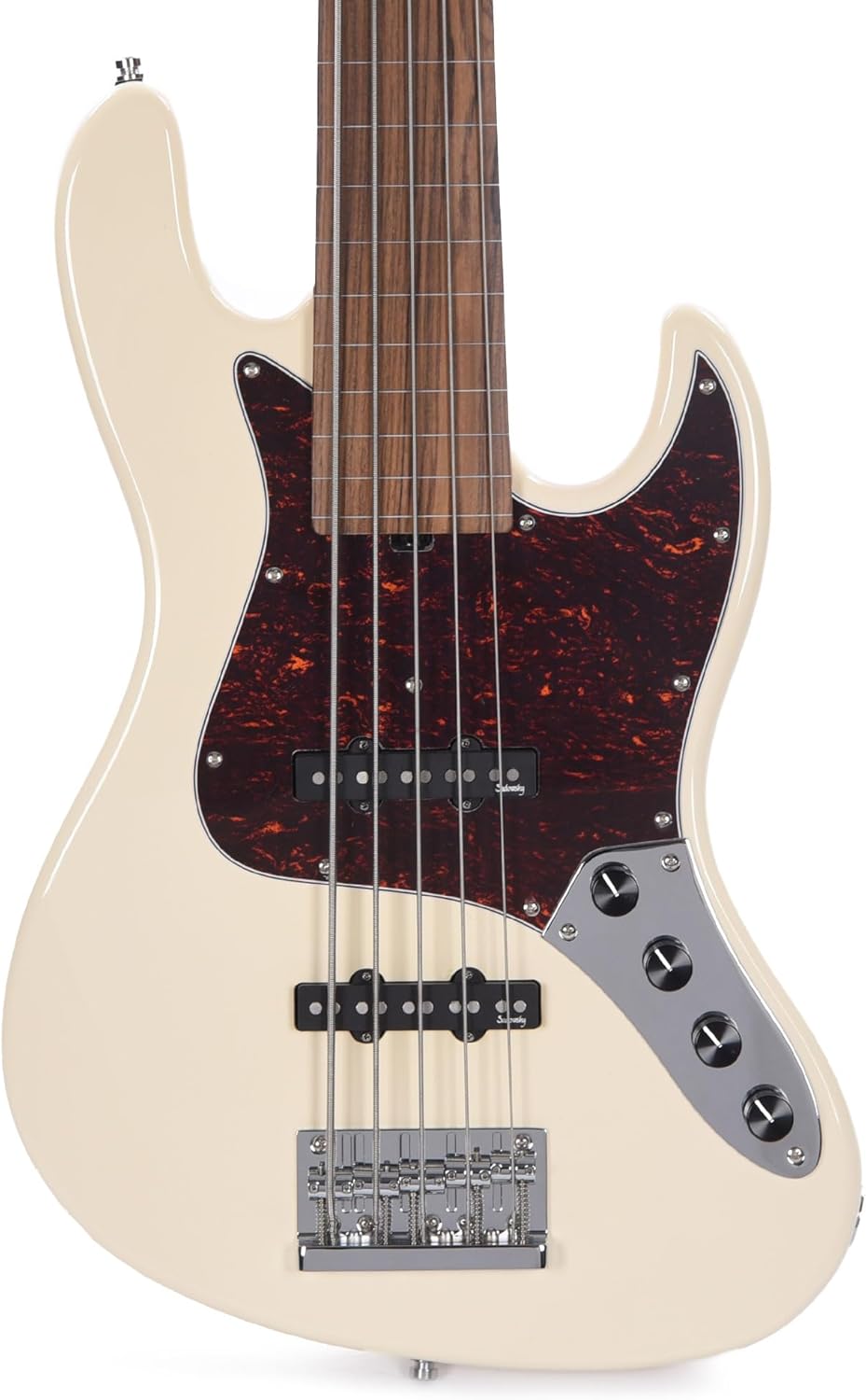Sadowsky MetroExpress Vintage JJ Bass Fretless, 5-string - Olympic White