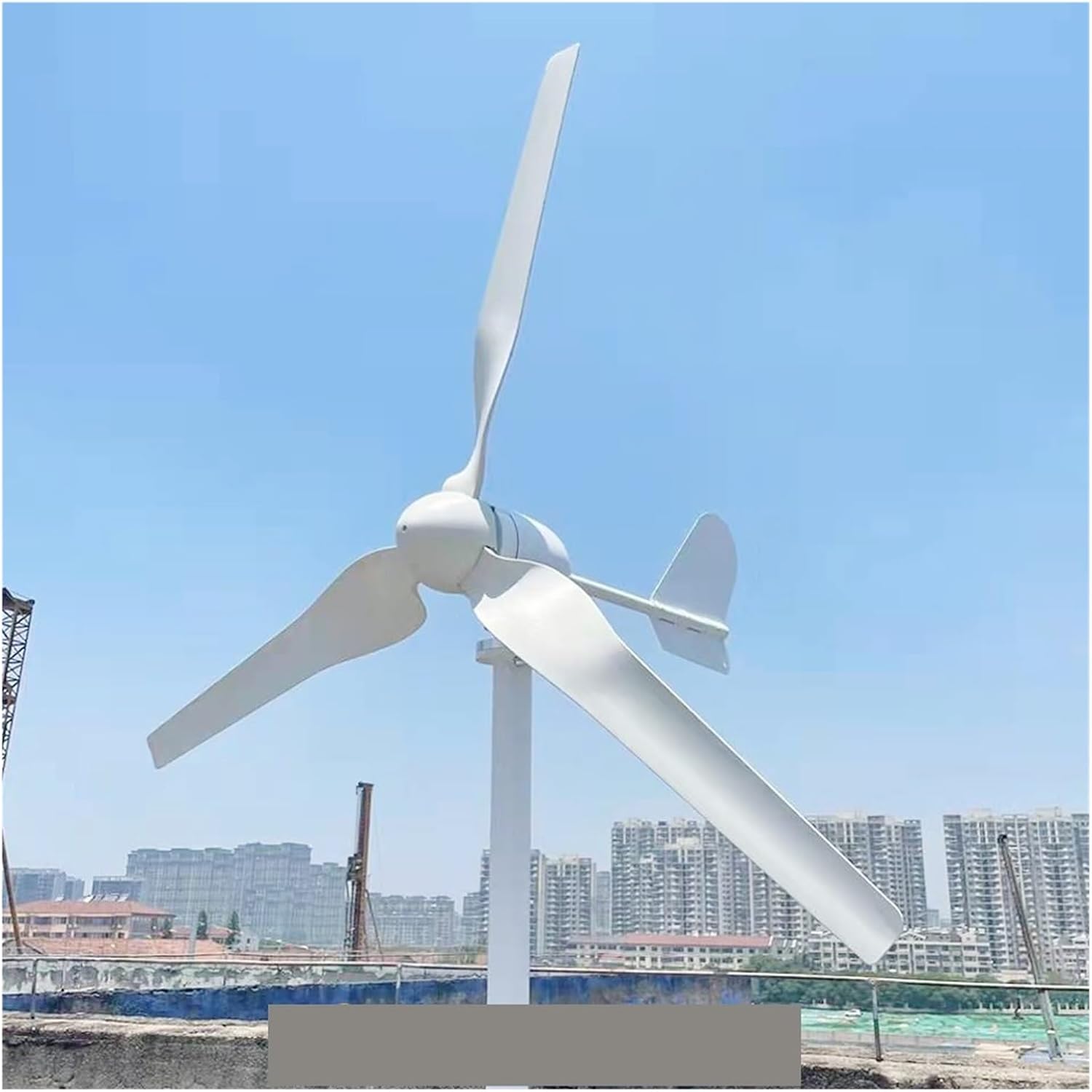 Wind Turbine Generator Kit, 20KW Horizontal Wind Power Turbine Generator for Home Farm Electric Alternator 24V 48V Windmill Three Phase AC for Hybrid Solar Wind System(24V_20KW)