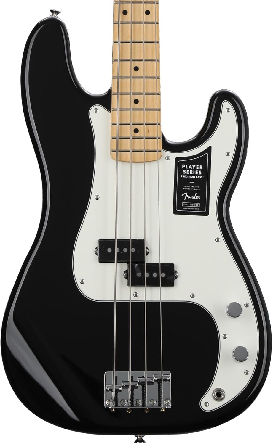 Fender Player Precision Electric Bass Guitar - Maple Fingerboard - Black (149802506)