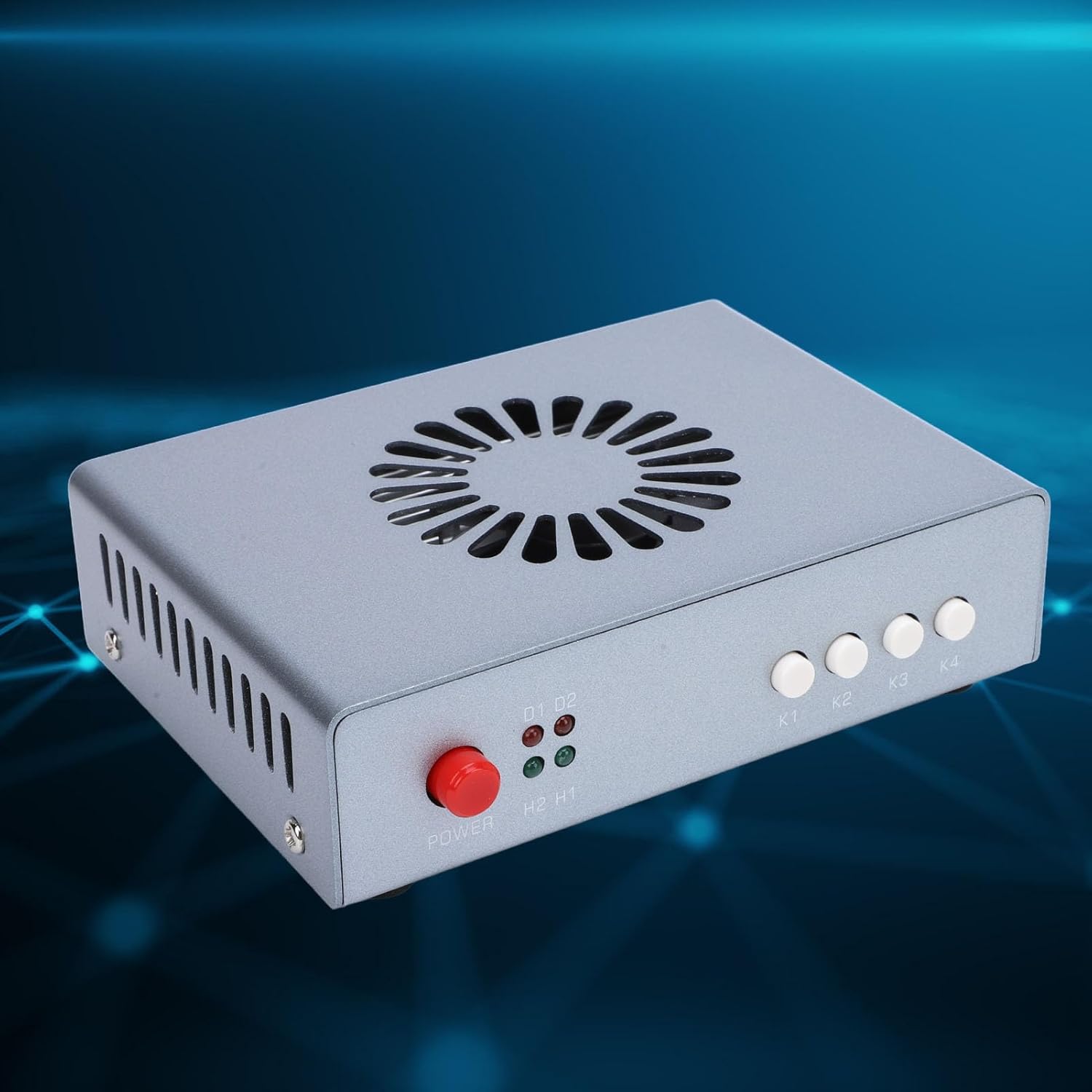 Yoidesu HD Multimedia Interface Synthesizer, High Efficiency DMA Fuser Dual Signal Input HD Multimedia Interface Fuser, with Temperature Controlled Fans 2K 144Hz DMA Hardware Adaptive