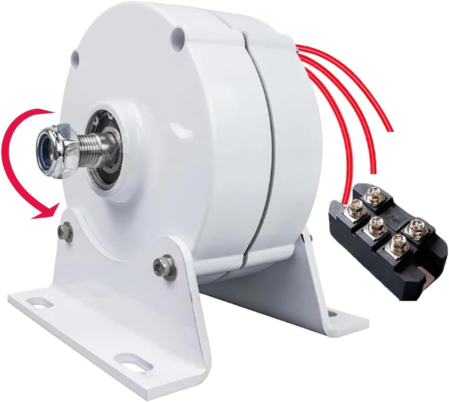 10000W Permanent Magnet Wind Turbine Generator- Low RPM Free Energy Gearless Permanent Magnet Generator Motor DIY for Home Use(24V 48V 120V 220V),220V