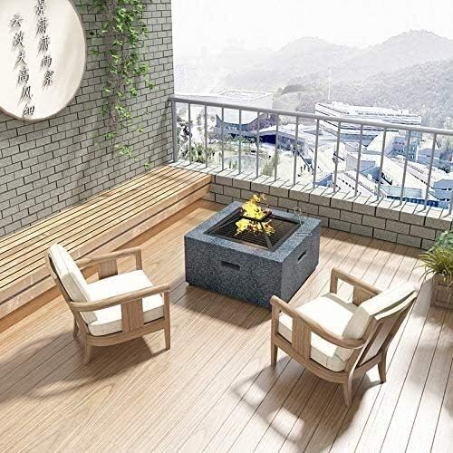 Outdoor Fire Pit Fire Pit Outdoor Wood Burning Tablerd,Terrace Patio Camping Fire Pit Outdoor Courtyard Villa Heating Stove