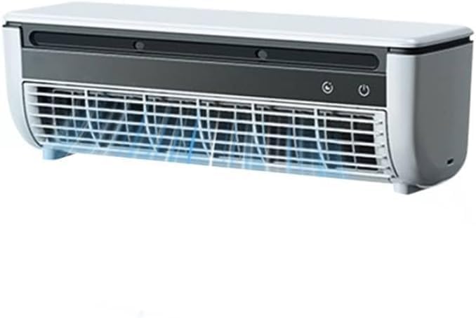 Saker Portable Air Conditioner,Mini AC Cooler for Kitchen - Portable Air Conditioner Fan w/Cool Mist, Battery-Powered, Wall Mountable, Easy Clean (white)