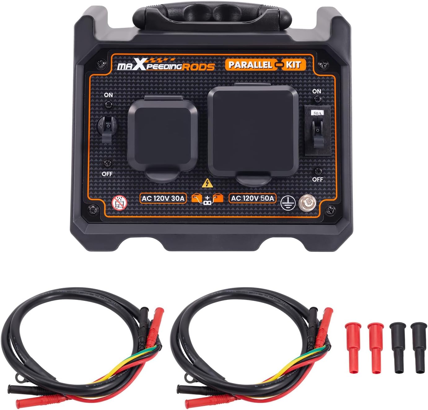maXpeedingrods Generator Parallel Kit with 120V 30A, 120V 50A Outlets and 50-Amp Circuit Breaker