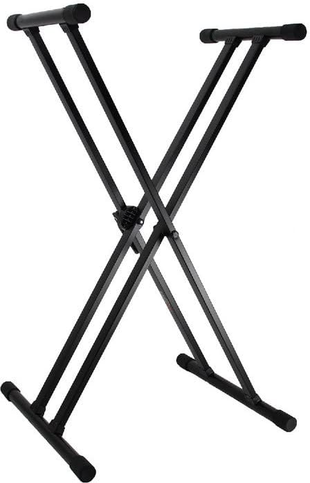 Casio LK-S250 Casiotone 61-Key Portable Lighted Key Keyboard Bundle with Adjustable Stand, Bench, Headphones, Sustain Pedal, Instructional DVD, and Austin Bazaar Polishing Cloth