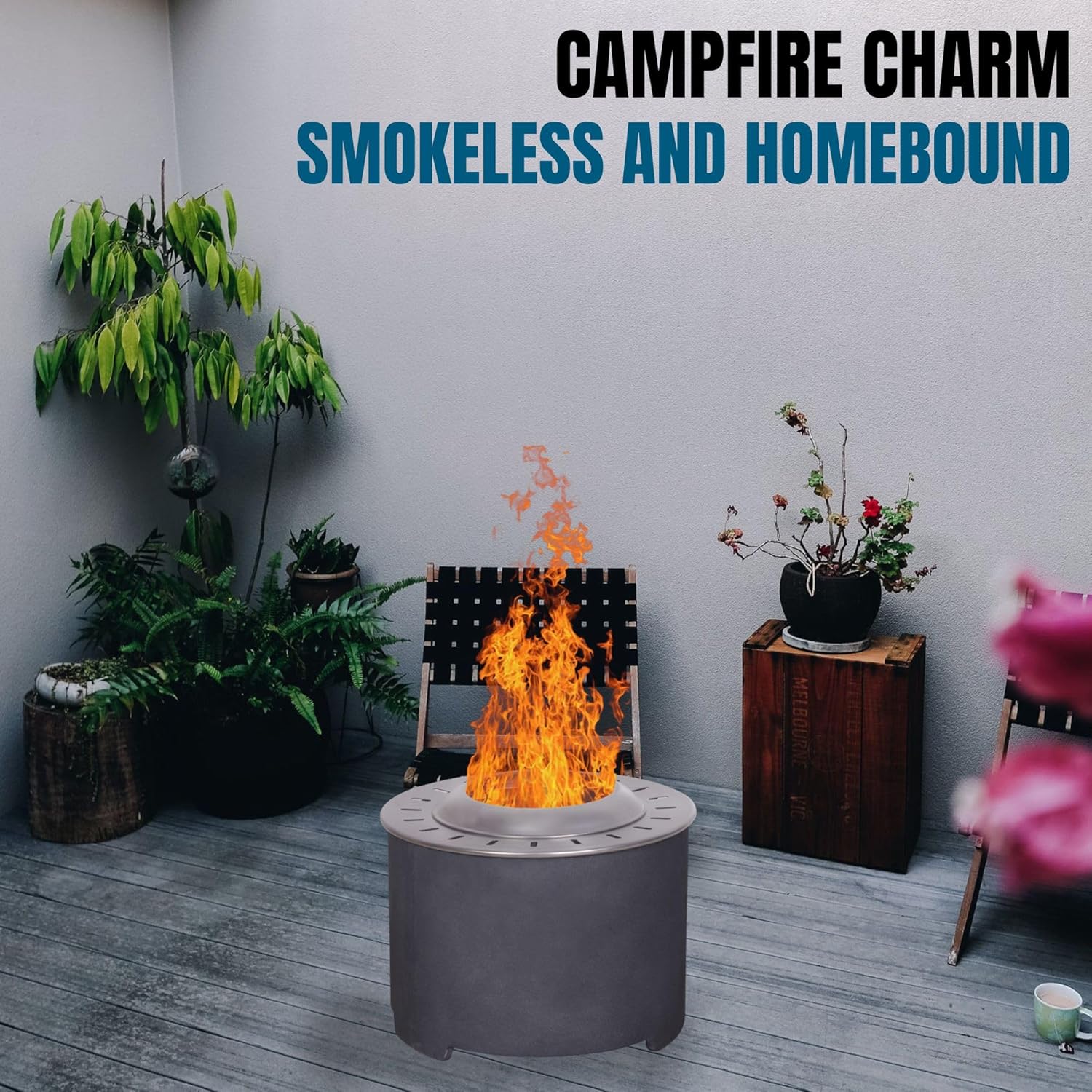 Afterglow Smokeless Fire Pit, 20.5