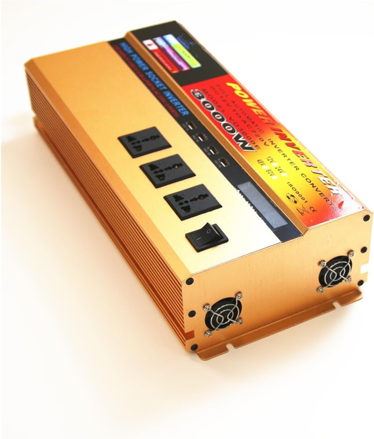 3000W Full Power Solar Home car Inverter 12V to 220V Corrected Wave(24V 110V)