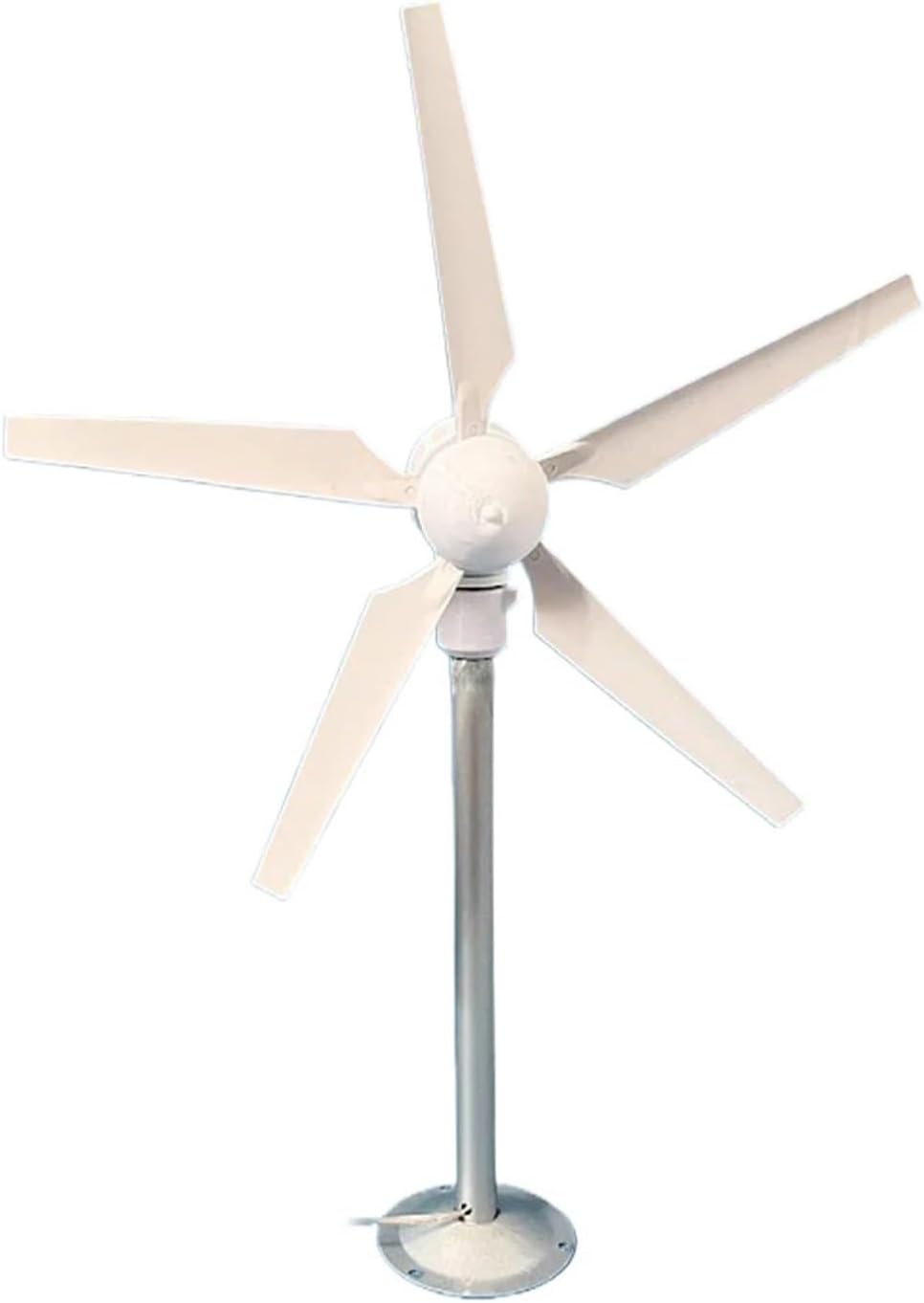 Wind Power DIY Kit 5-Blade Mini Wind Turbine Model Three-Phase Permanent Magnet Brushless Outdoor Windmill DIY Small Wind Turbinefor Homes Learn About Renewable Energy & Power