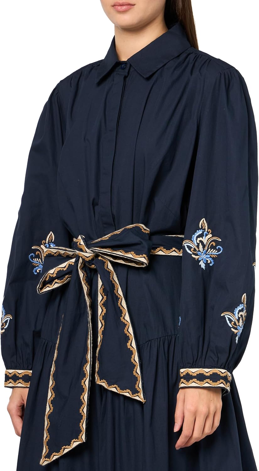 Shoshanna Women's Embroidered Cotton Greer Dress