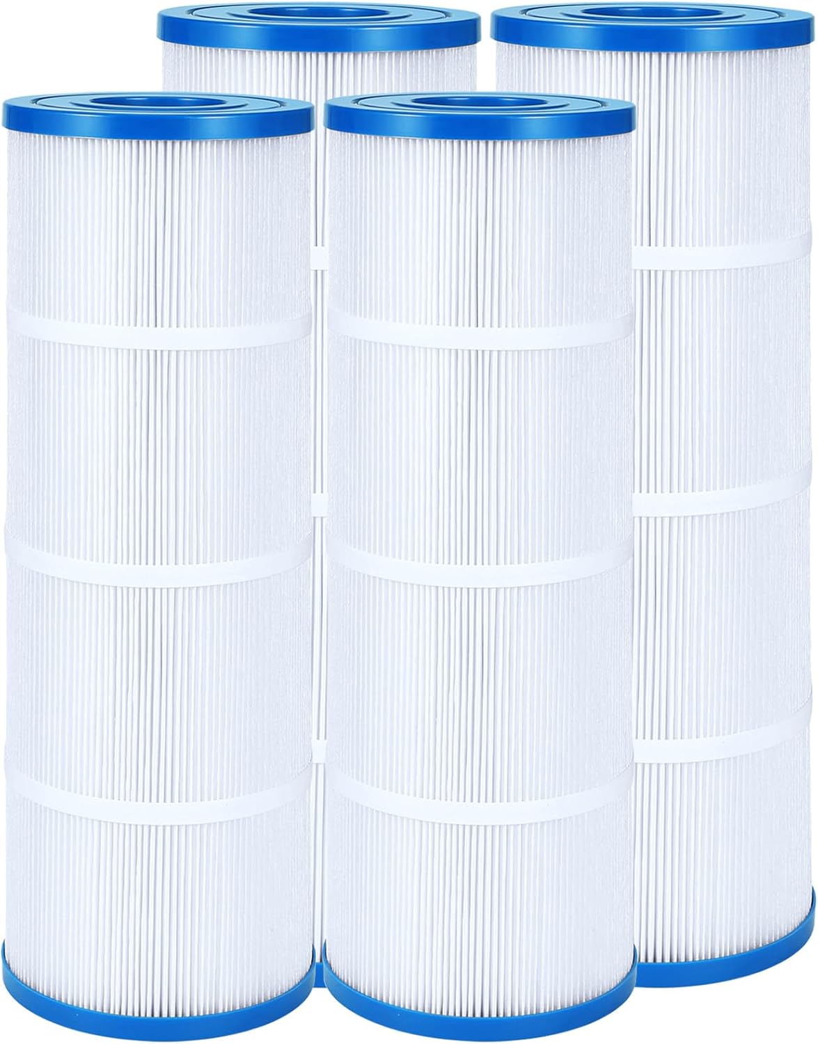 CCP320 Pool Filter Cartridges Compatible with Pentair CCP320, Pleatco PCC80-PAK4, Pentair Clean & Clear Plus 320, Pentair R173573, Ultral-A5, 4x80 sq.ft. Advanced Trilobal & More Pleats, 4 Pack