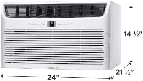 Frigidaire Through-the-Wall Room Air Conditioner, Remote Control, Washable Filter, Timer & Sleep Mode, 208/230V, White (10,000 BTU)