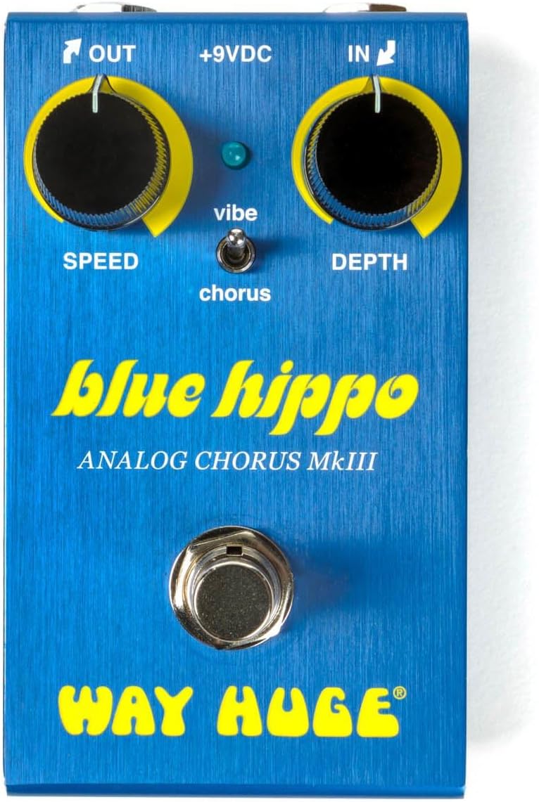 Way Huge Smalls Blue Hippo Analog Chorus Guitar Effects Pedal