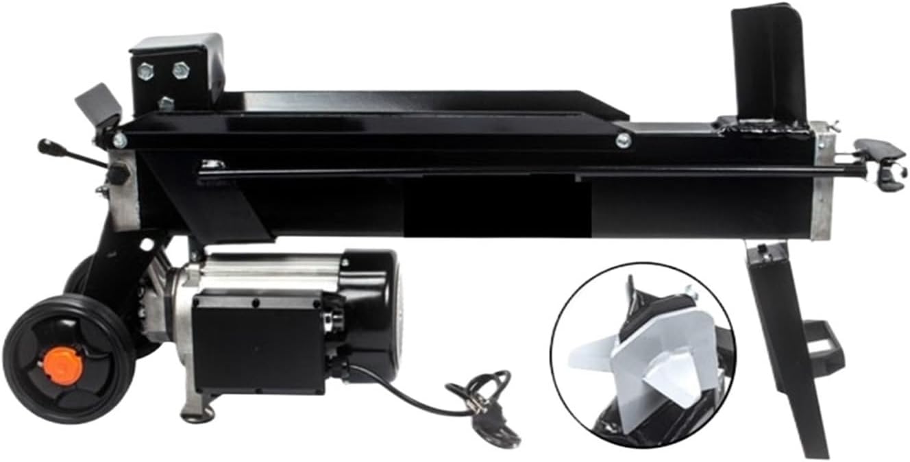 Log Splitter Portable Wood Cutting Machine, Compact Design, Suitable for Backyard and Camping