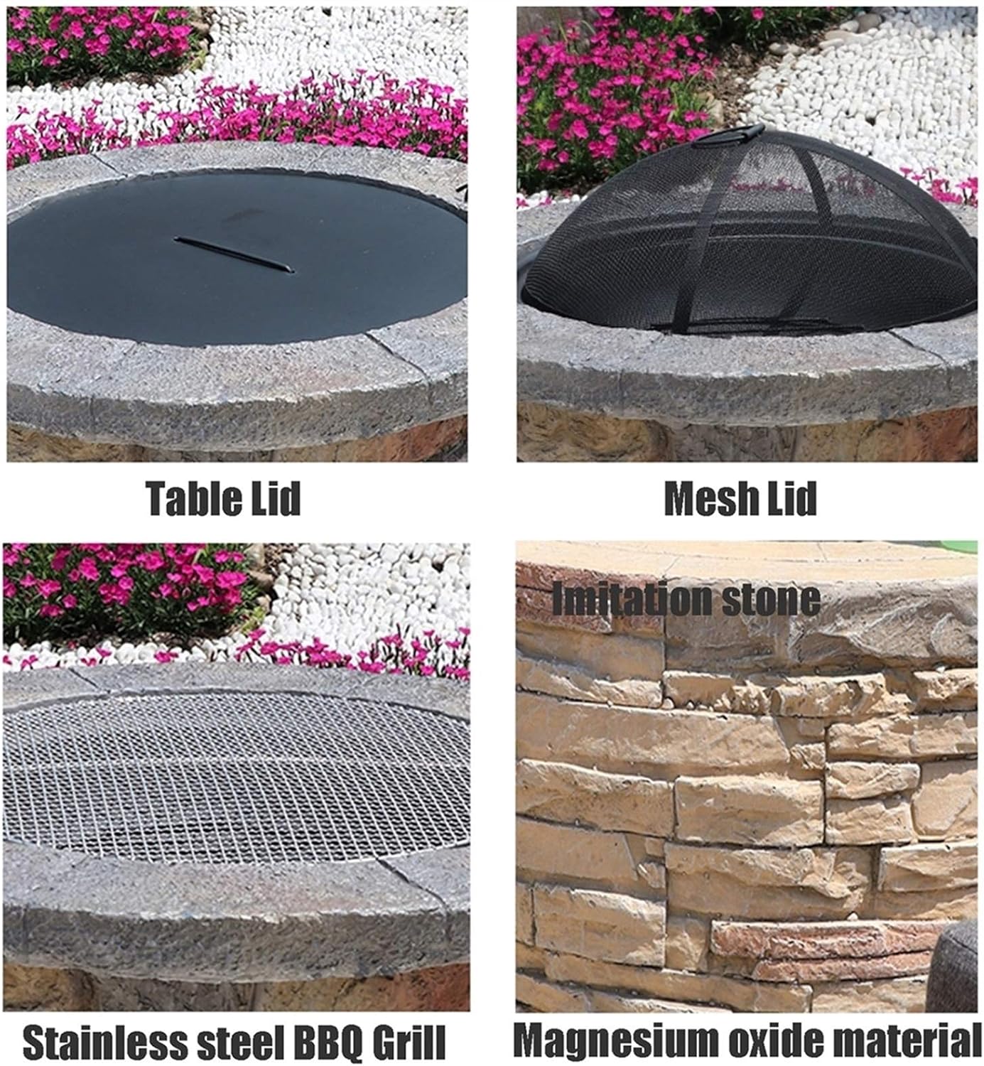 Outdoor Fire Pit 90cm/35.4