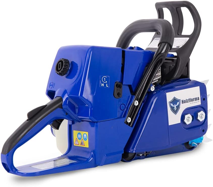 Farmertec 76.5cc Holzfforma Blue Thunder G466 Gasoline Chain Saw Power Head With Normal Handle Bar All Parts are Compatible with MS460 046 Chainsaw Without Guide Bar and Chain