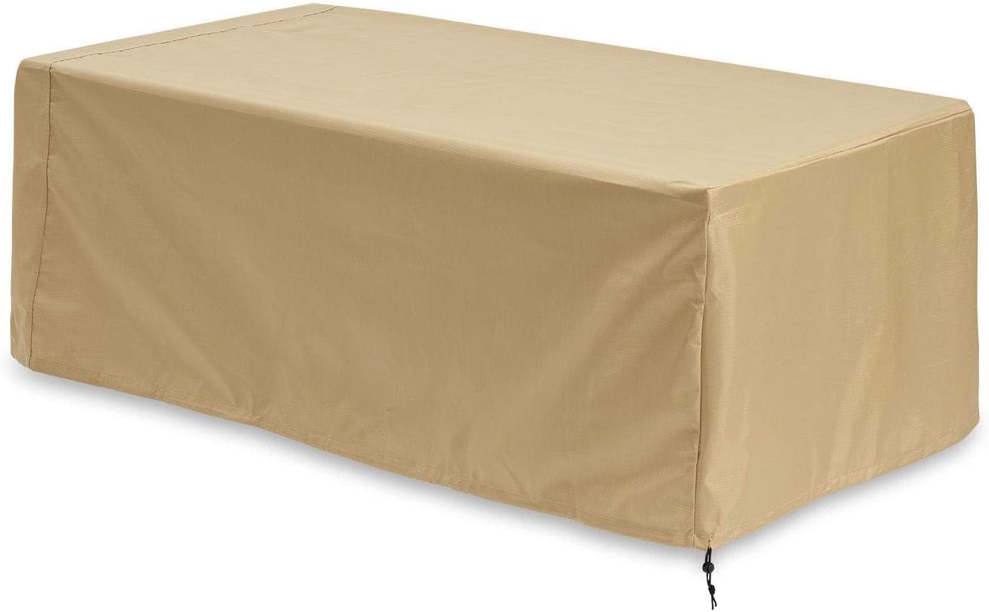 The Outdoor GreatRoom Company Tan Linear Cover for Uptown Fire Pit Table