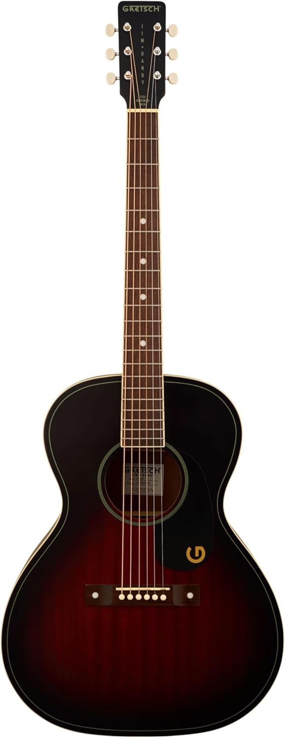 Gretsch Jim Dandy Concert Acoustic Guitar - Deep Cherry Burst