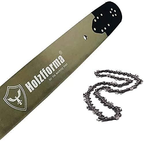Holzfforma 52inch 3/8 .063 156DL Guide Bar Full Chisel Saw Chain Combo Compatible with Stihl MS440 MS441 MS460 MS660 MS661 MS650 Chainsaw