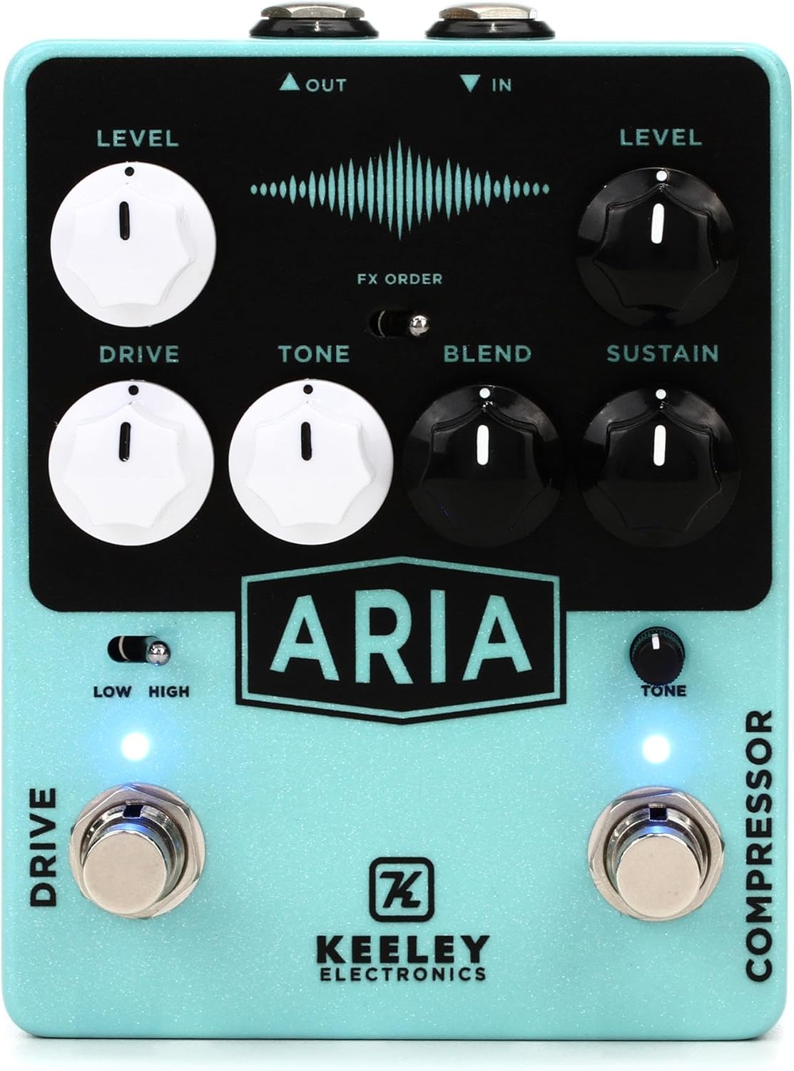 Keeley Aria Compressor and Overdrive Pedal