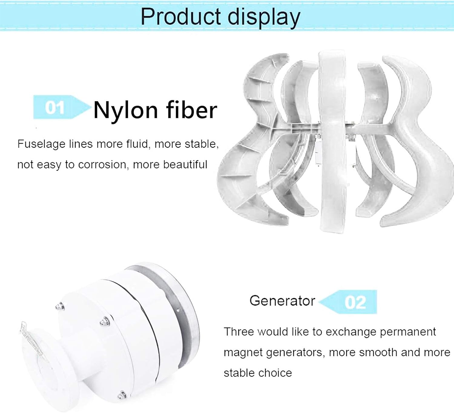 Free Energy 9000W Windmill 12V 24V 48V Wind Power Small Wind Turbine Generator MPPT Controller for Home Or Camping Use