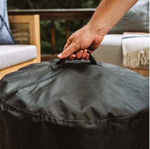 Solo Stove Yukon Shelter - Weather-Resistant Round Cover for Solo Stove Yukon Fire Pit and Accessories - PVC-Coated Polyester with Aluminum Reinforcement - Waterproof Year-Round Protection