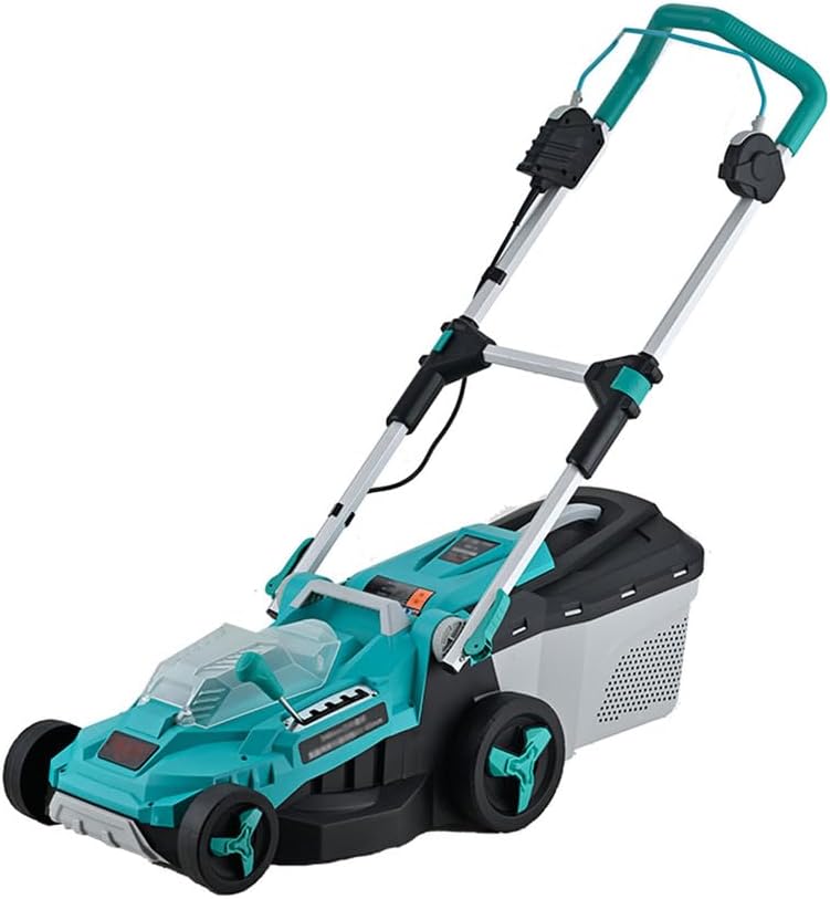Battery Operated Lawn Mower,Electric Mower Cordless with 5 Adjustable Height,Brushless Motor Cordless Mower 35L Collection Bag