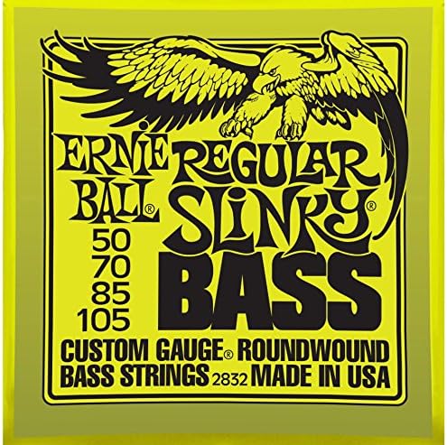Bulk 6 Sets Ernie Ball Regular Slinky (50-105) Gauge Electric Bass Guitar Strings 2832