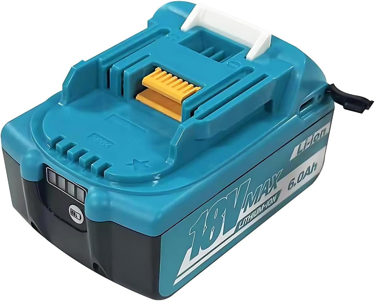 18V Battery 6.0Ah,Replacement Batteries Compatible with Makita BL1860 BL1820 1830B 1840B 1850B Series Cordless Power Tools,4 Packs