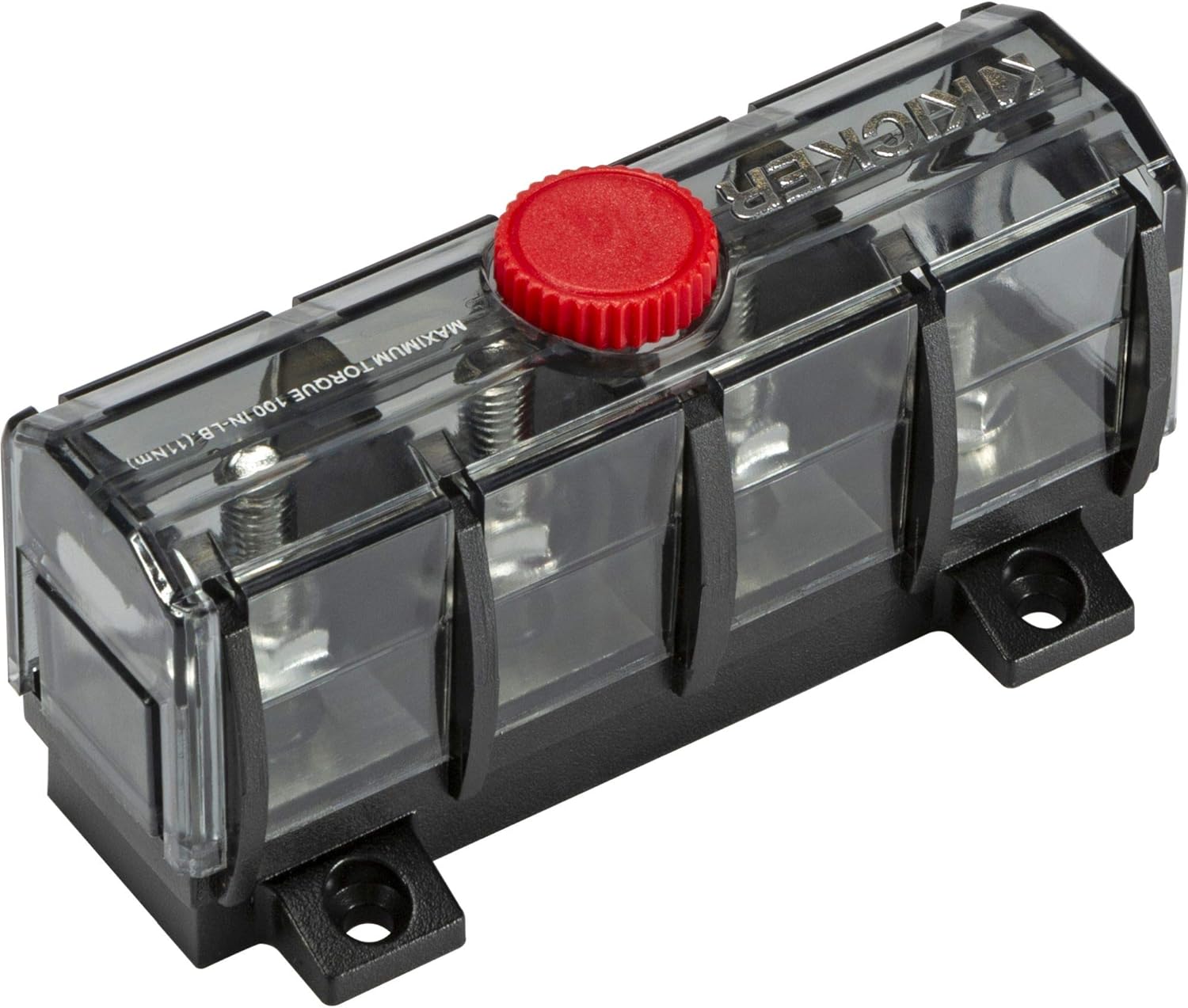 Kicker 47KMFDB3 ABYC Compliant Fuse Holder Distribution Block & 47KMDB3 Ground Distribution Block Bundle