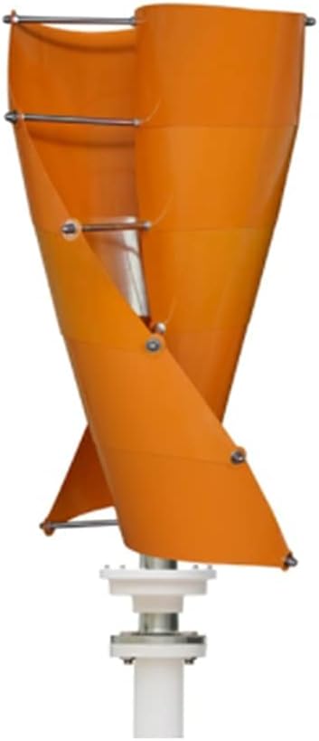 Max 600W Vertical Wind Turbine Low Torque Generator 12V 24V 48V with Controller Orange 12v (Blue 48v) (Orange 12v)