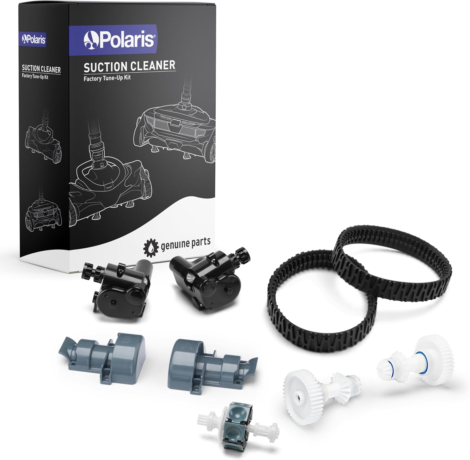 Polaris Suction Cleaner Factory Tune-Up Kit | Compatible with Atlas Atlas XT MAXX Automatic Suction Side Pool Cleaner | R0997900, Black