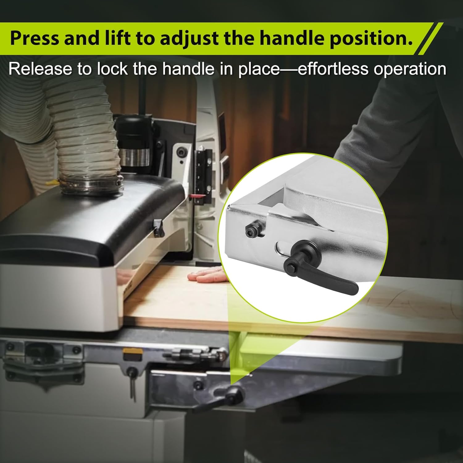 Chaoos|Folding Infeed/Outfeed Tables,drum sander infeed outfeed,22-in desktop(2 pack),For Compatible with JWDS-2244 drum sander.Effortless and efficient operation makes work a breeze